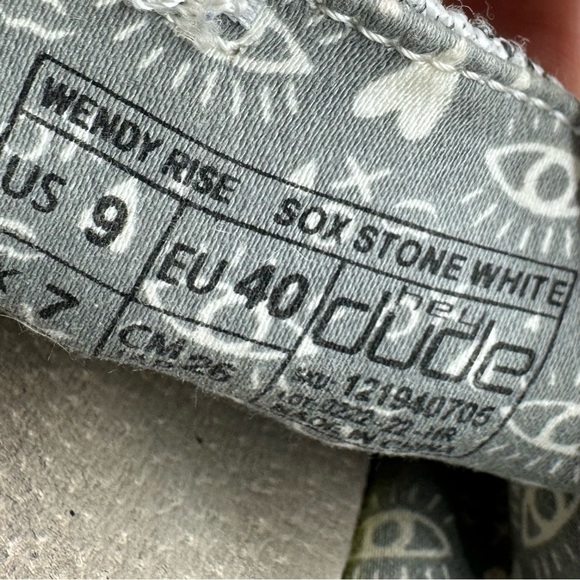 Hey Dude Womens 9 Wendy Rise Sox Stone Slip On Chunky Shoes Comfort Knit Loafer - Picture 9 of 10